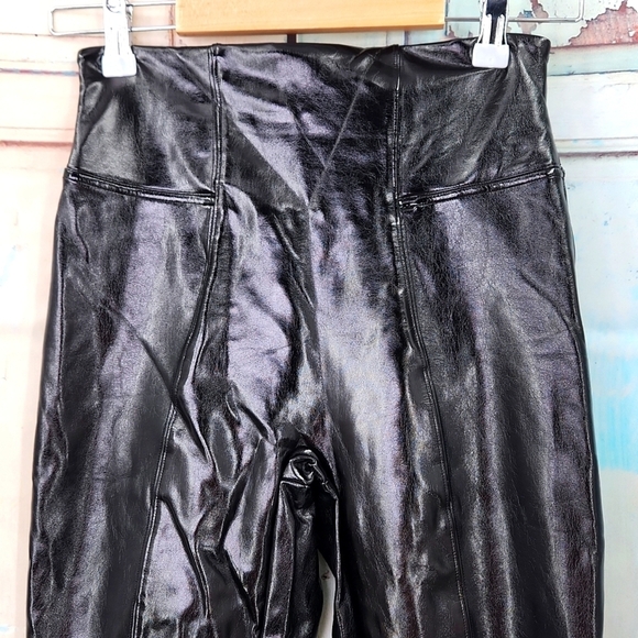Spanx Faux Patent Leather Leggings - Picture 3 of 9